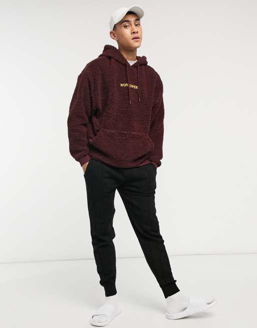 Teddy store hoodie asos