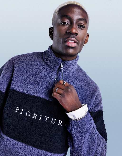 Asos navy sweatshirt online
