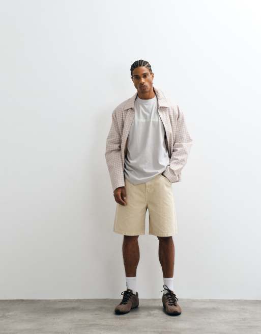 ASOS DESIGN oversized tee with the Simpson in Off White, 2 of 5