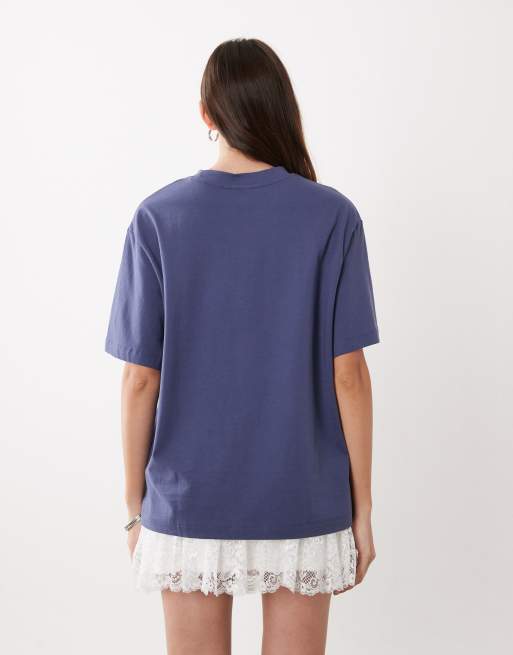 ASOS DESIGN oversized Tennessee graphic T-shirt in blauw, 4 van 4
