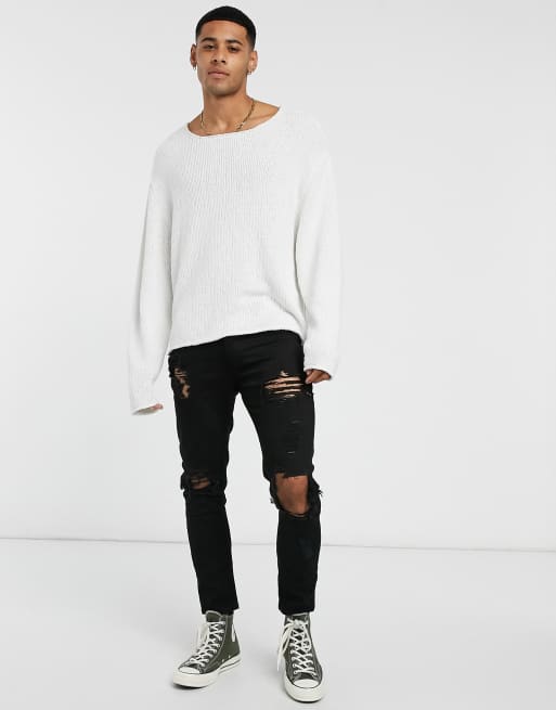 White jumper outlet asos