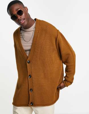 Asos sales mustard cardigan