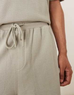 Asos Design Oversized Textured Shorts