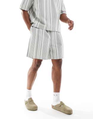 Asos Design Oversized Textured Shorts