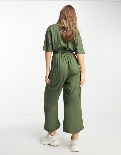 ASOS DESIGN kimono sleeve culotte jumpsuit