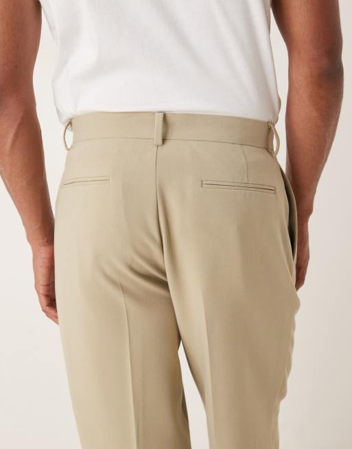 ASOS DESIGN - Oversized toelopende pantalon in kiezelkleur, 5 van 5