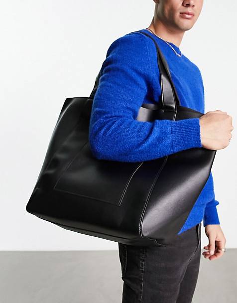 Mens Bags Tote bags CNTRBND Cotton Logo Giant Tote in Black for Men 
