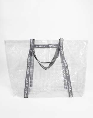 clear plastic tote bags