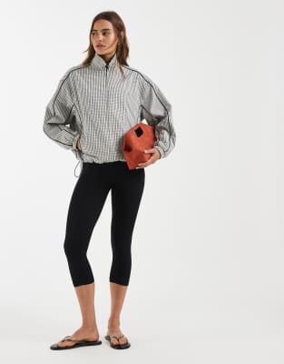 Asos Design Oversized Track Jacket In Gray
