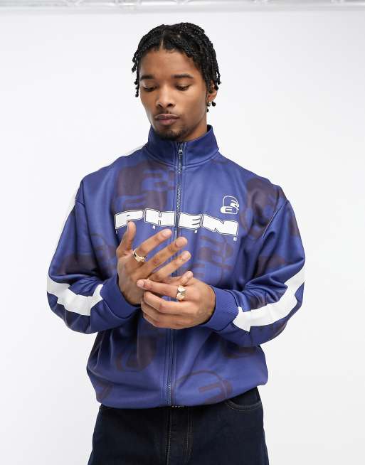 Navy hot sale athletic jacket