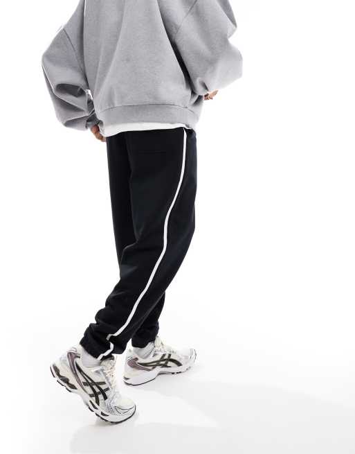 ASOS DESIGN Oversized Trackies In Black | ASOS