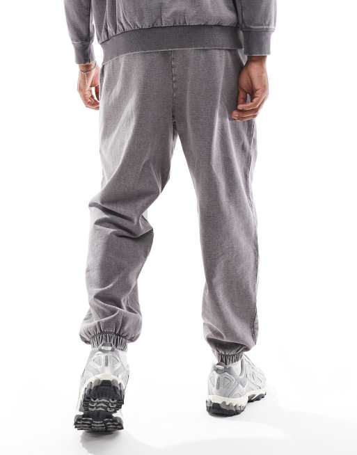 ASOS DESIGN oversized trackies in washed grey (part of a set) | ASOS