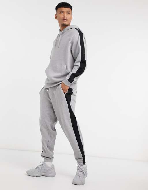 Grey marl clearance nike tracksuit