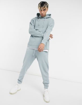 baggy grey tracksuit