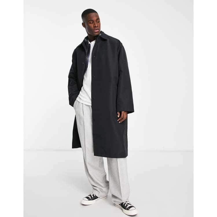 ASOS DESIGN oversized trench coat in black ASOS