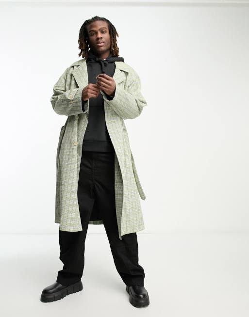 Asos trench 2025 coat mens