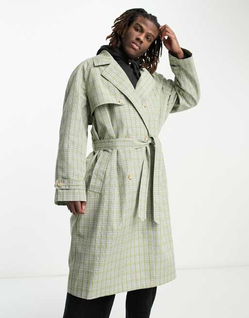 Asos white outlet trench coat