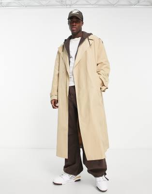 【YOURNUS】Renata Oversize Mac Coat Relaxed Fit Canvas Blazer - GANT