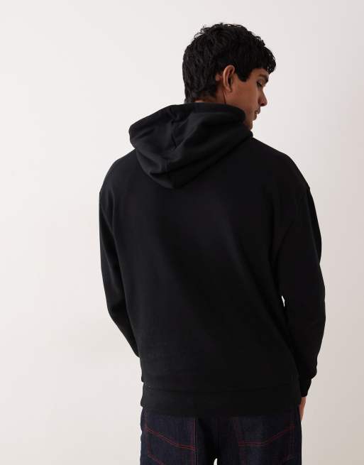 ASOS DESIGN - Oversized uniseks hoodie met Raiders-print in zwart, 3 van 4