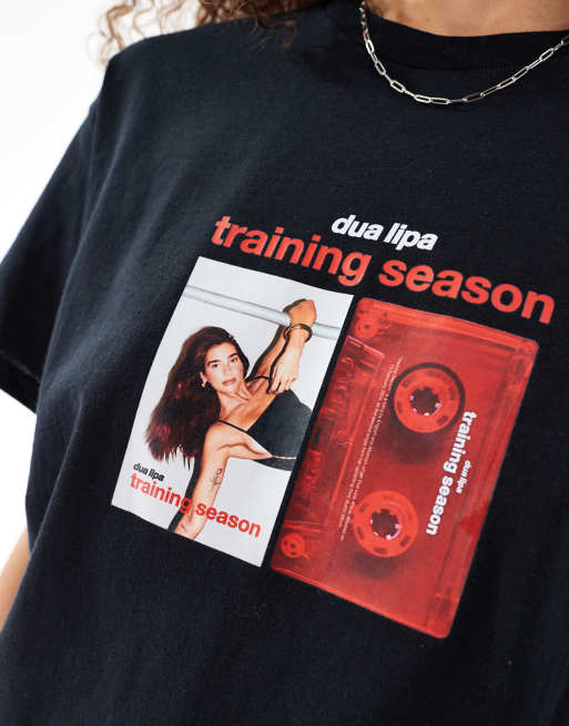 ASOS DESIGN oversized unisex license t-shirt with Dua Lipa