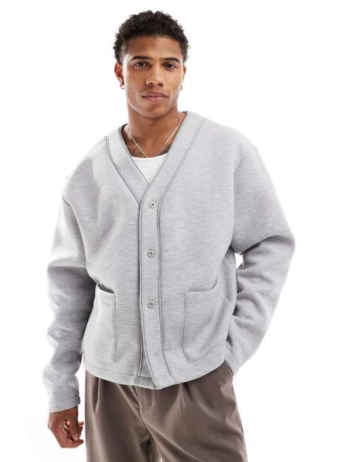 Oversized v neck cardigan hotsell