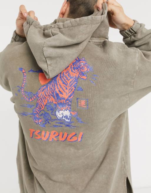 oversized v neck sweatshirt