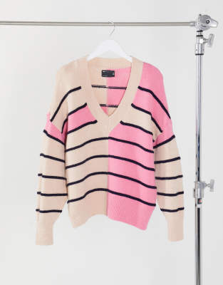 asos pink sweater