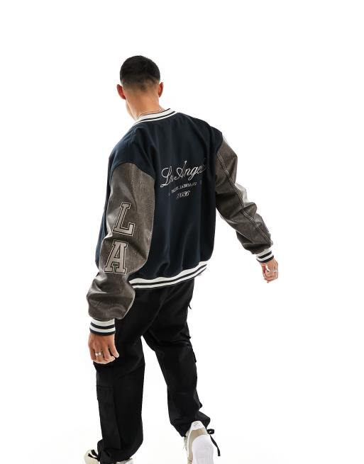 Varsity jacket outfit  Varsity jacket outfit, Jacket outfits, Leather pants