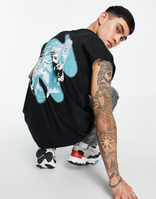 ASOS DESIGN oversized vest in black 