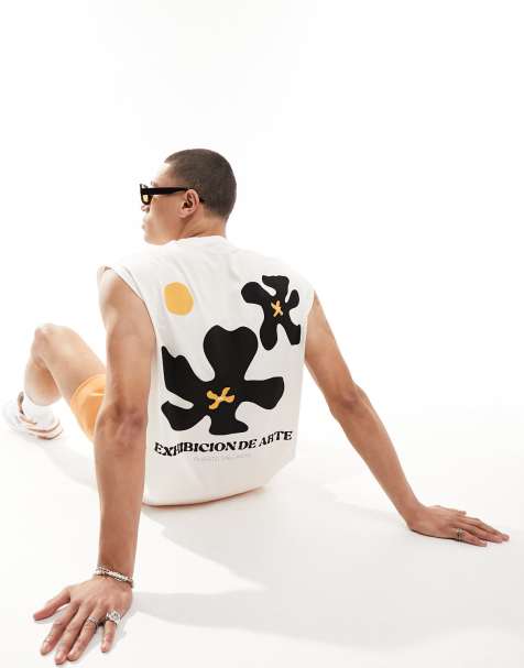 Men's luxury t-shirt - Off-white yellow t-shirt with black arrows logo