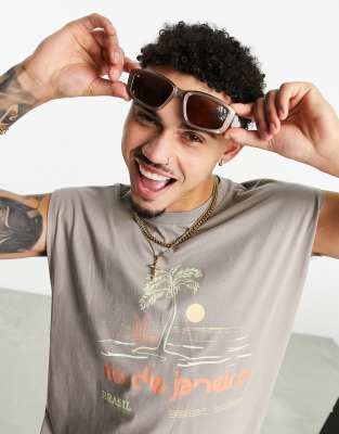 Palm Print Vest main image 1