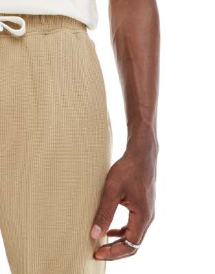 Asos Design Oversized Waffle Shorts