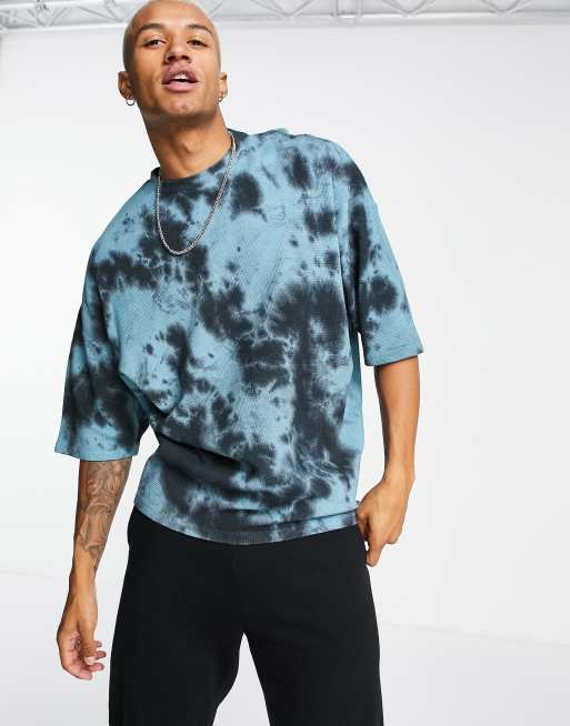 Blue Black Tie Dye