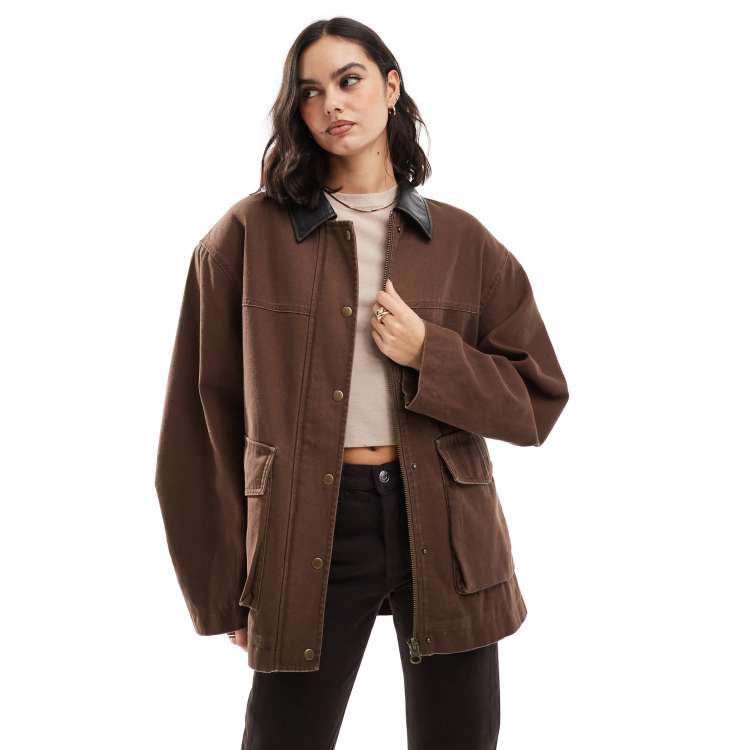 cozy brown jacket outer / 大人s（mom） cozy brown jacket outer / 大人s（mom） / outer cozy brown