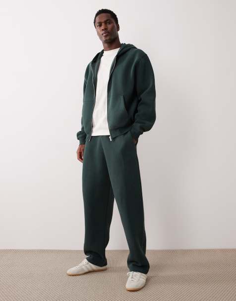 ASOS DESIGN oversized washed jogger in green