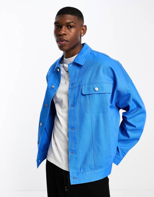 Blue summer jacket clearance mens