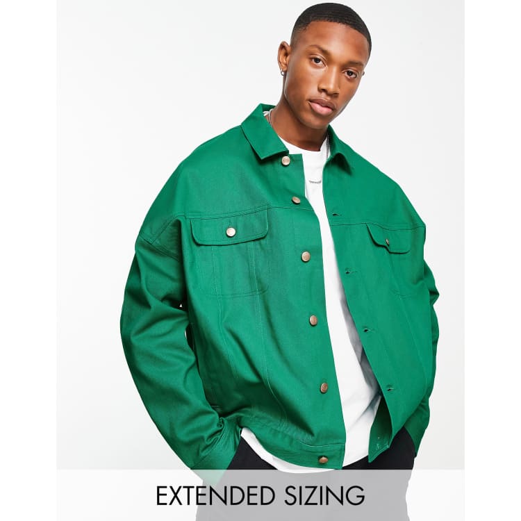 Green on sale twill jacket