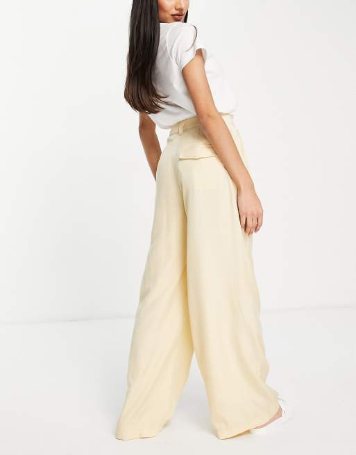 Oversized wide shop leg pants