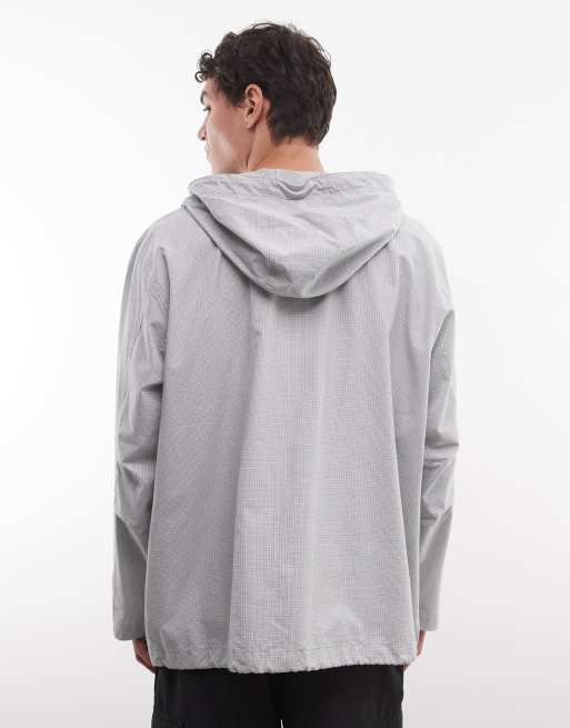 ASOS DESIGN - Oversized windjack van ripstop in lichtblauw, 3 van 5