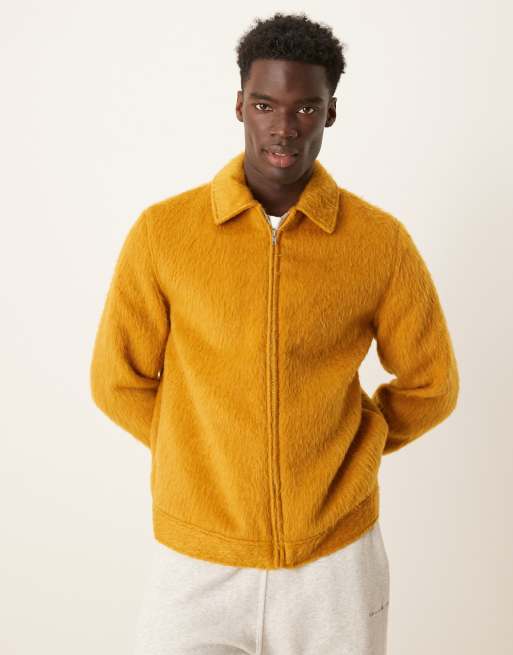 Mustard harrington jacket sale
