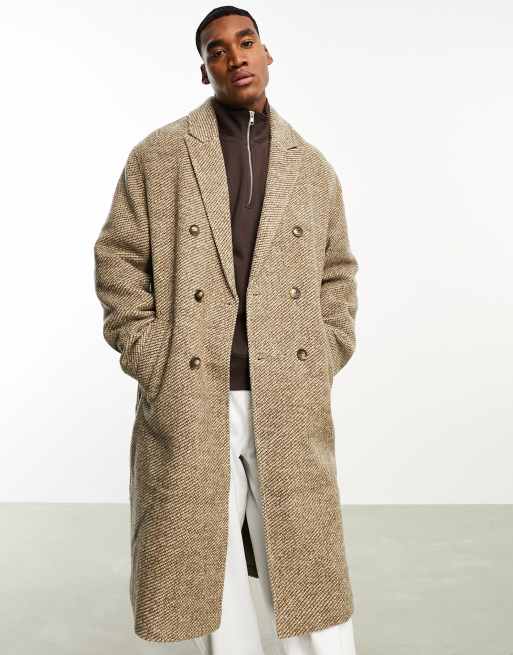 Asos wool store coat mens