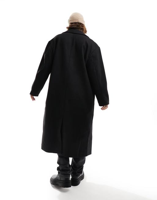 Foxfire Men's Long Snow River Black Duster Coat