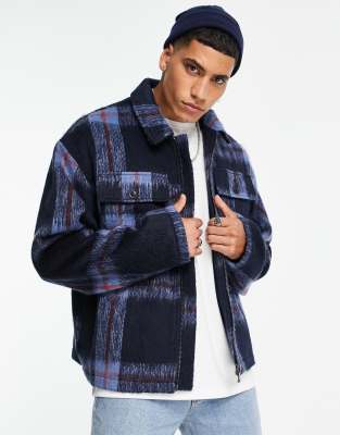 mens wool harrington jacket