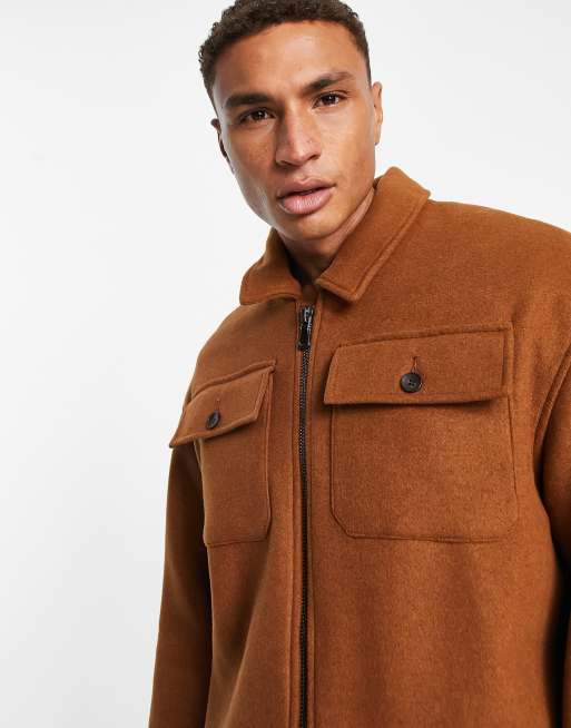 Wool on sale harrington jacket