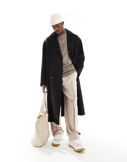 Oversized wool coat outlet men