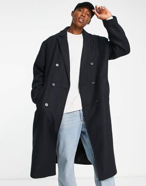 Long oversized outlet wool coat