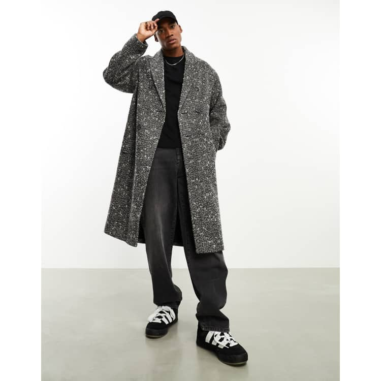 Asos mens cheap wool coat