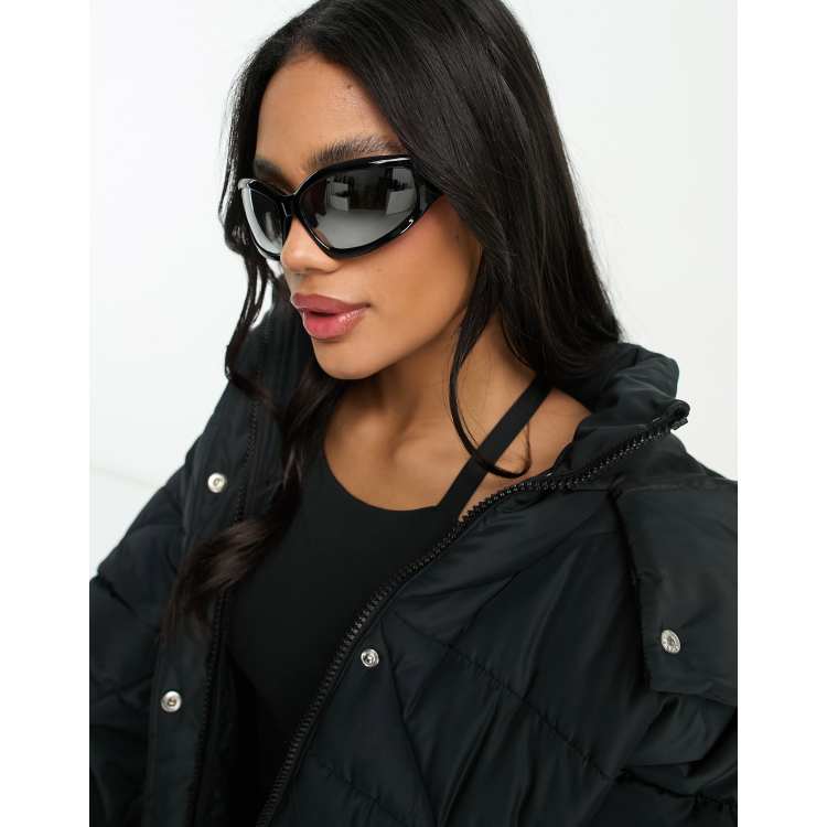 Black wrap sunglasses store