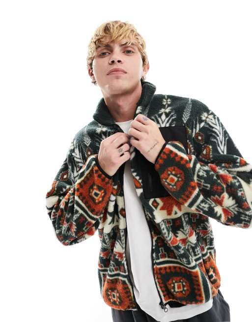 Printed hotsell track jacket