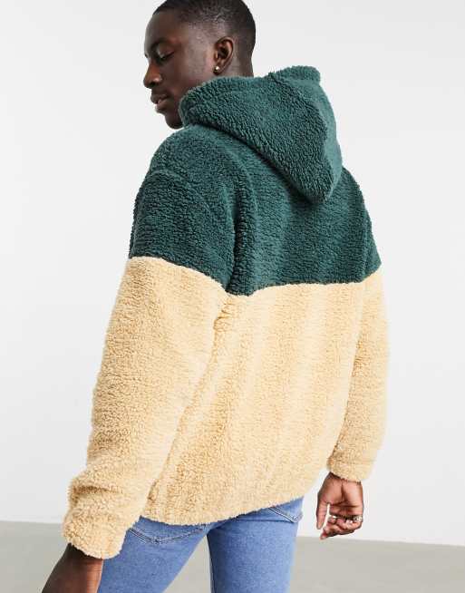 Asos top teddy hoodie